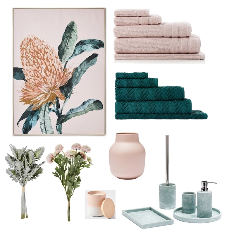Amy ensuite Mood Board by Thediydecorator on Style Sourcebook