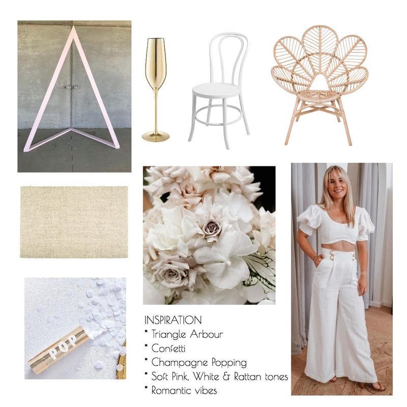 Pink + White Themed Shoot Mood Board by modernlovestyleco on Style Sourcebook