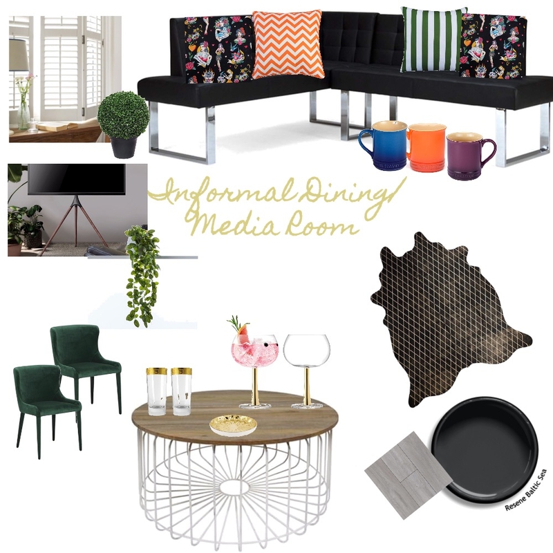 Informal Media/Dining RoomIDIAss9 Mood Board by aimeeomy on Style Sourcebook