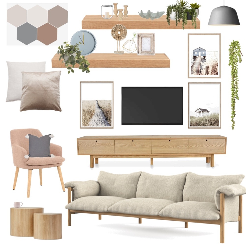 Scandi tv room Mood Board by Oleander & Finch Interiors on Style Sourcebook