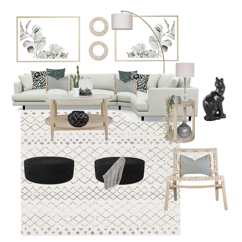 living Mood Board by ADORN STYLING INTERIORS on Style Sourcebook