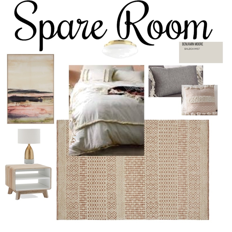 Spare Room # 1- Jen and Tim Mood Board by amyedmondscarter on Style Sourcebook