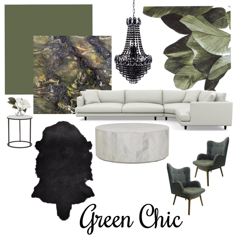 Green Chic Mood Board by Martin on Style Sourcebook