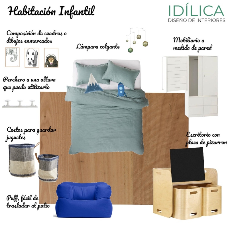 Habitación Infantil - A2 Mood Board by idilica on Style Sourcebook