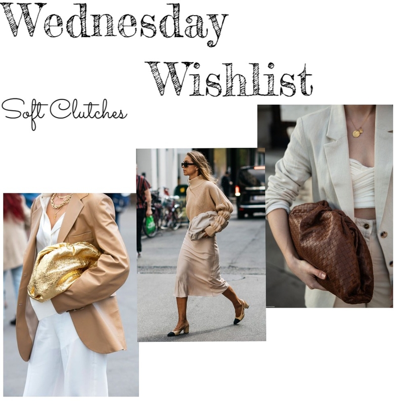 Wednesday Wishlist - Soft Clutches Mood Board by sbekhit on Style Sourcebook