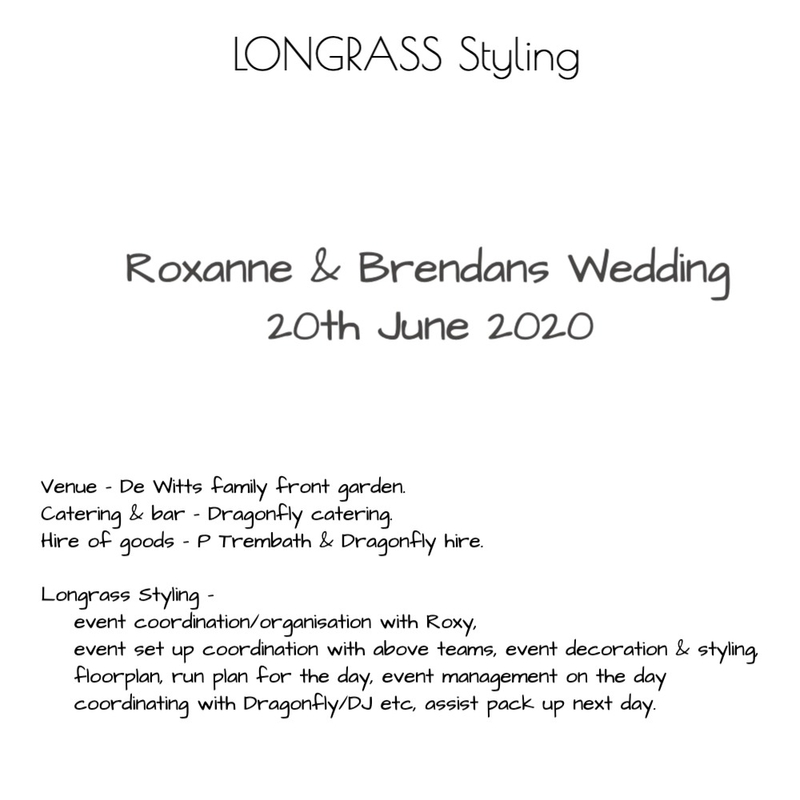 Brendan &amp; Roxy wedding summary Mood Board by LongrassStyle on Style Sourcebook