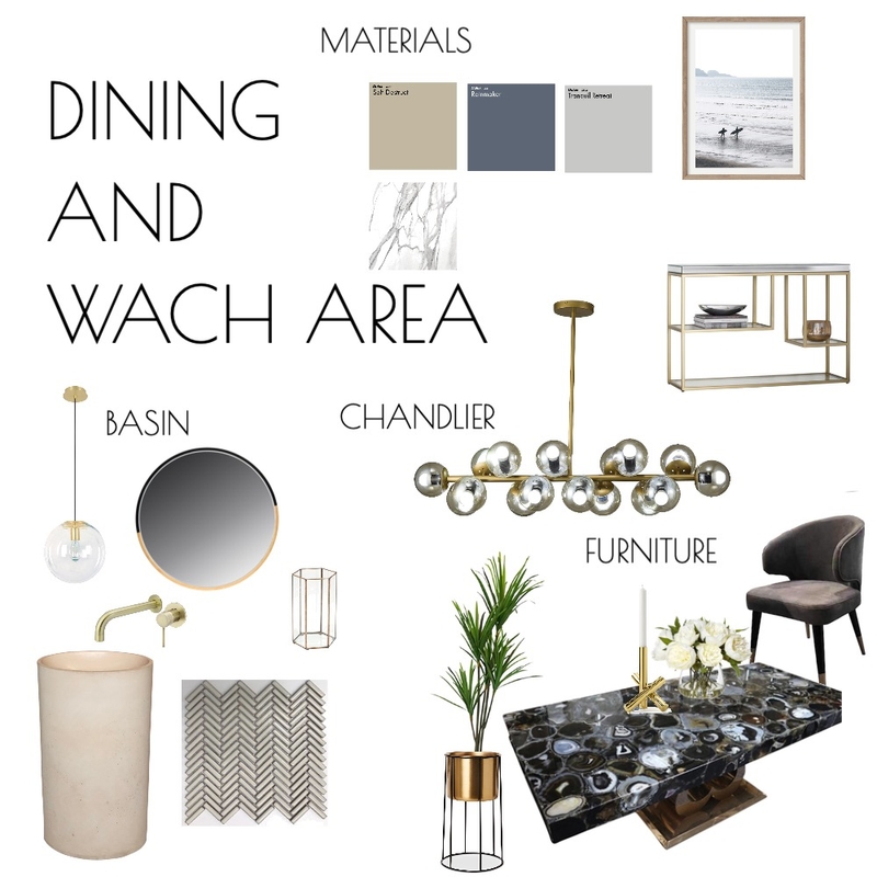 DINING AND WASH AREA Mood Board by SARAALJARBOU on Style Sourcebook