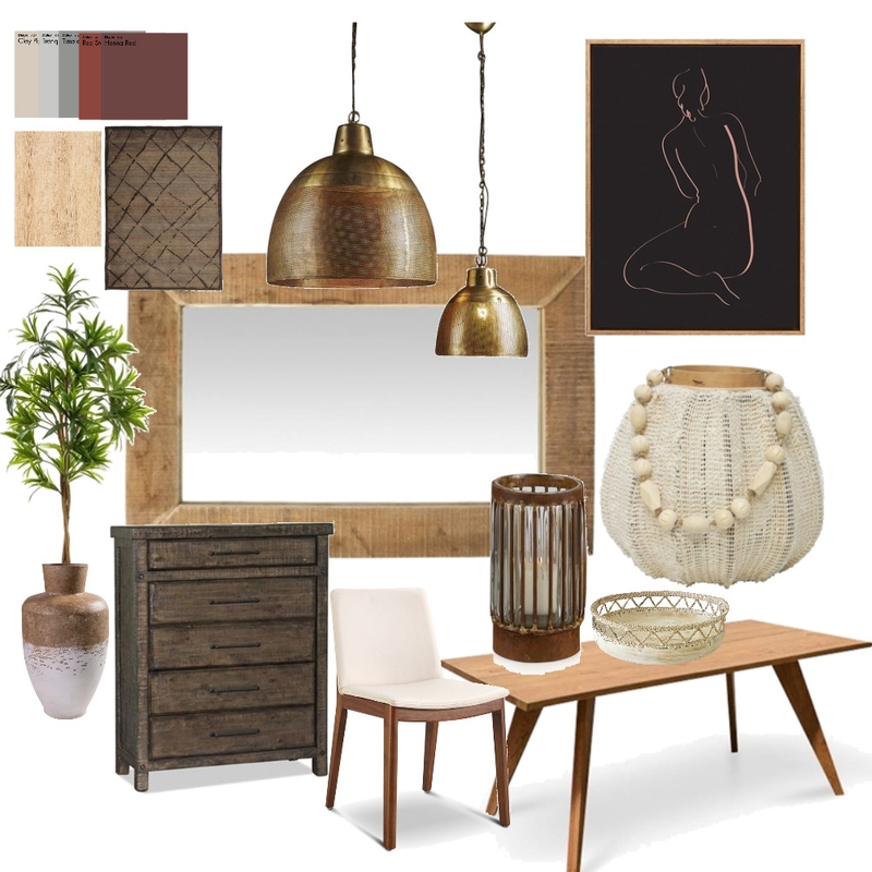 Rustic Mood Board by Black Dahlia Interiors on Style Sourcebook