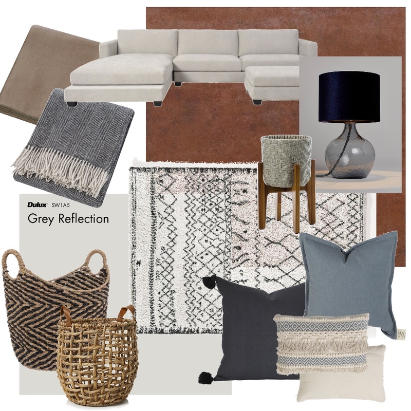 Natural navy Mood Board by Sarah Elizabeth on Style Sourcebook