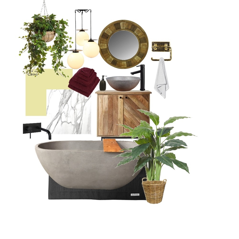 modern eco bathroom Mood Board by Synnystersixx on Style Sourcebook