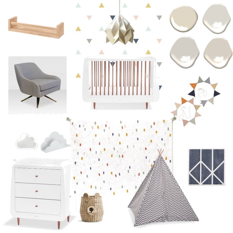 Baby Nursery 1 Mood Board by undefined on Style Sourcebook