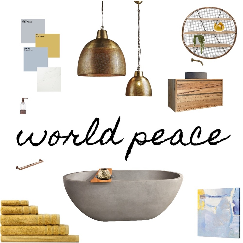 Peaceful Bathroom Mood Board by JamieRecords on Style Sourcebook