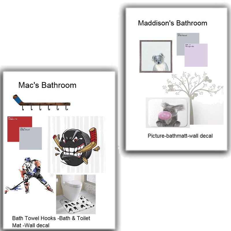 Matthews Kids Bathrooms Mood Board by jyoung on Style Sourcebook