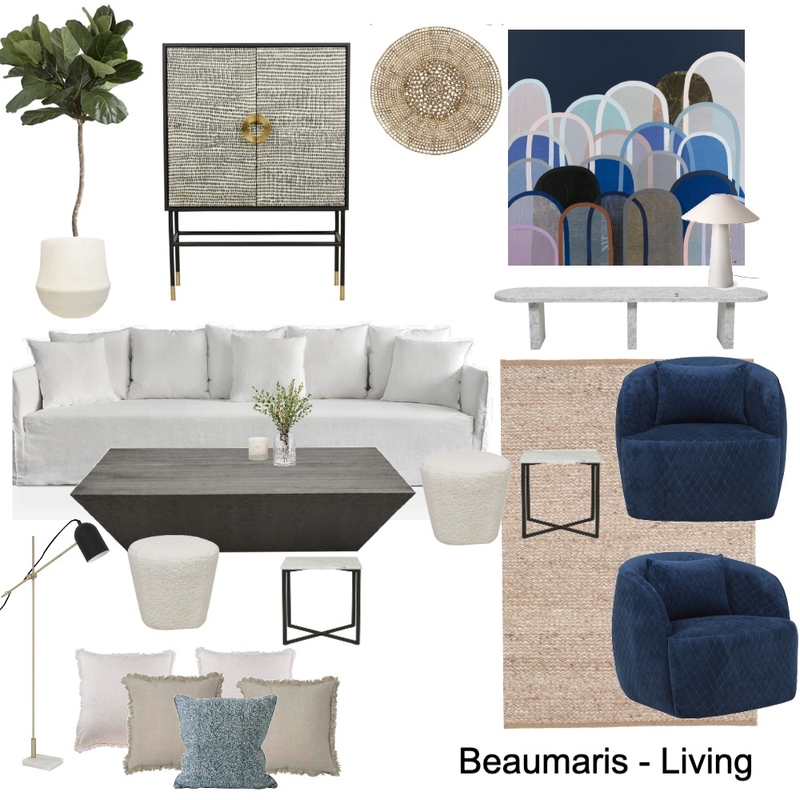 Beaumaris Mood Board by The Secret Room on Style Sourcebook