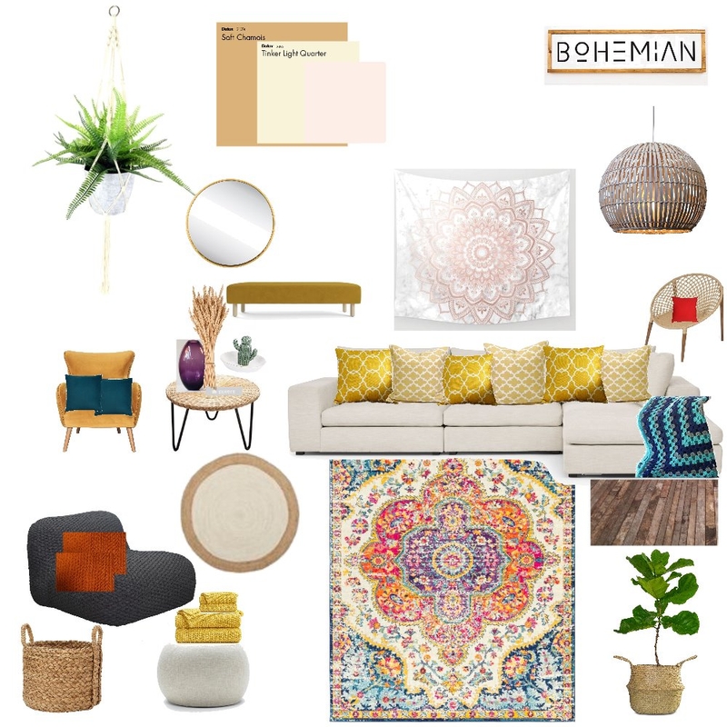 Bohemian Style Mood Board by ashleycampbell on Style Sourcebook