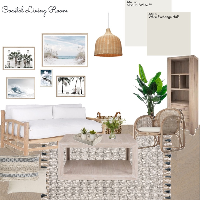 Coastal Living Room Mood Board by undefined on Style Sourcebook