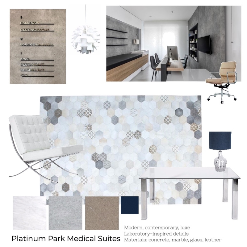 Platinum Park Medical Suites moodboard Mood Board by nikolahassan on Style Sourcebook