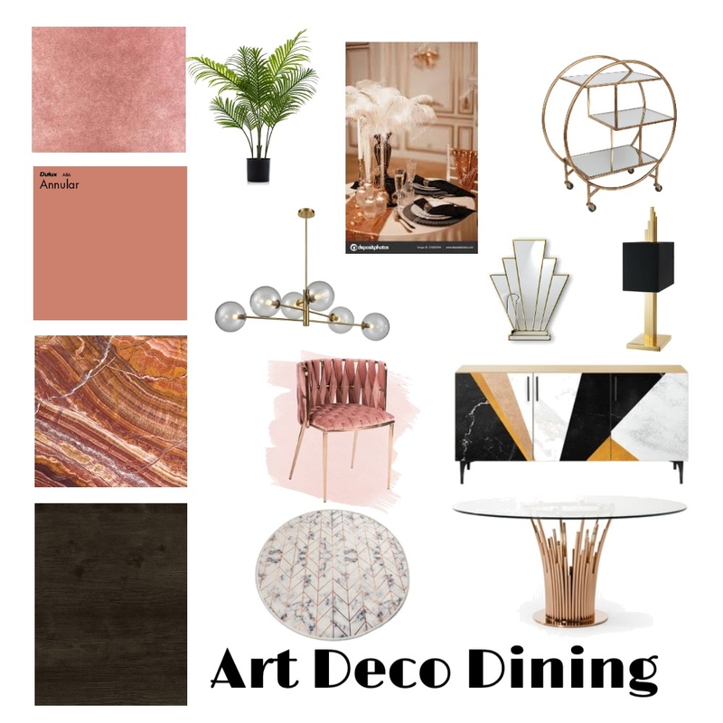 Rose Dining Mood Board by rennerr on Style Sourcebook