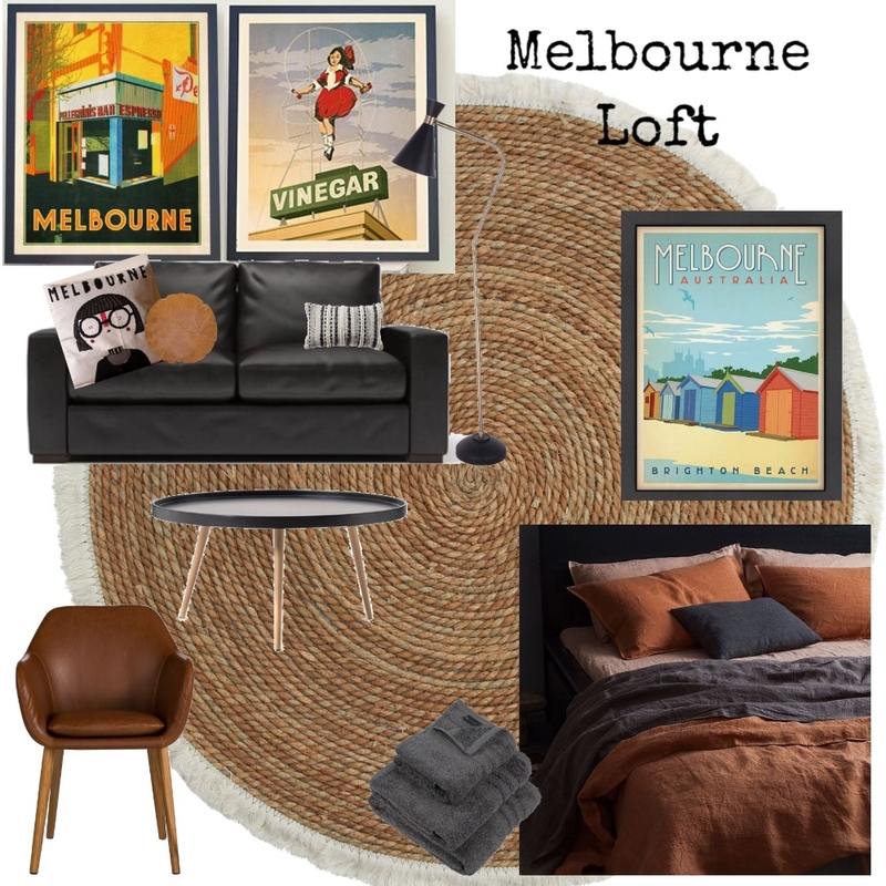Melbourne Loft Mood Board by Sheridan Design Concepts on Style Sourcebook