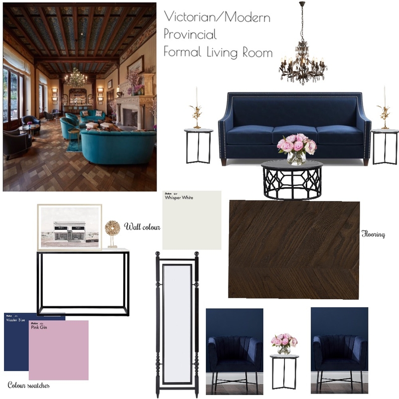 Victorian Living Room Mood Board by MALA Design on Style Sourcebook