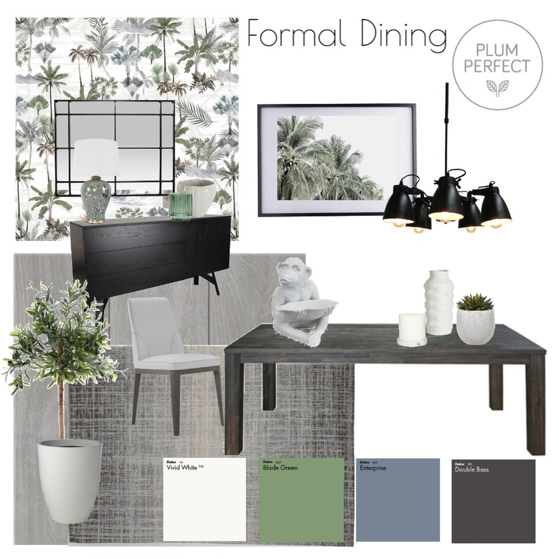 Formal Dining Mood Board by plumperfectinteriors on Style Sourcebook