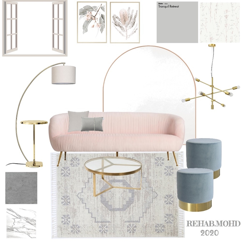 living room Mood Board by REHAB.MOHD on Style Sourcebook