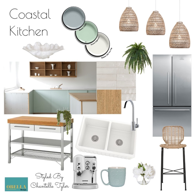 Coastal Kitchen Mood Board by obelladesign on Style Sourcebook