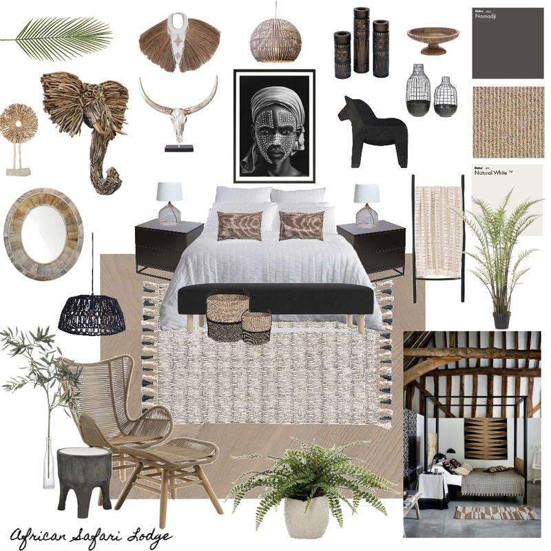 African Safari Lodge Mood Board by laurenllef on Style Sourcebook