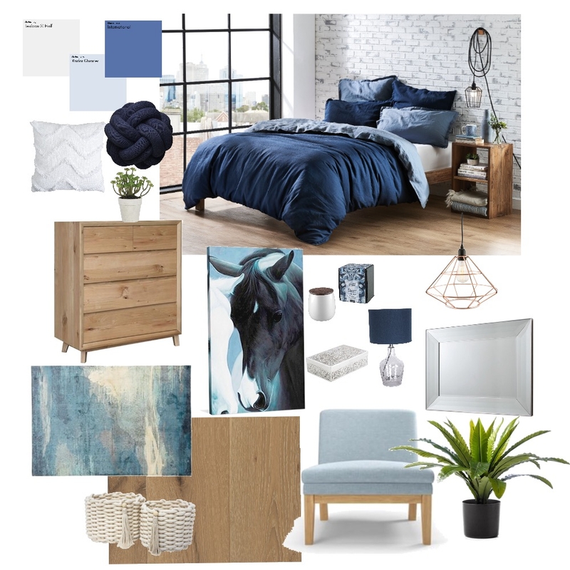 50 shades of blue Mood Board by LaraMay on Style Sourcebook