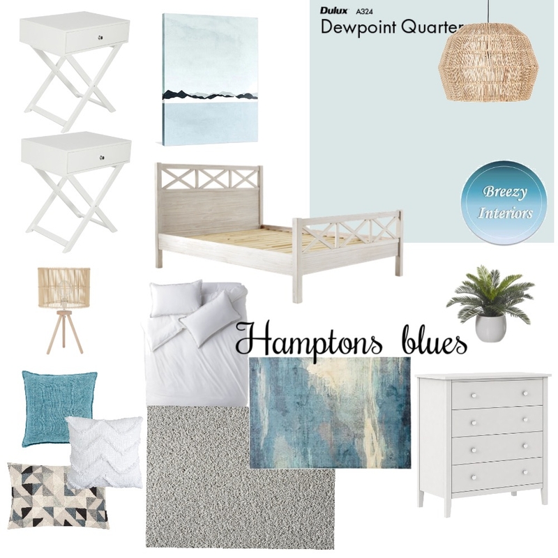 Hamptons blues Mood Board by Breezy Interiors on Style Sourcebook