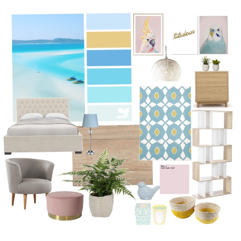 Ella’s bedroom Mood Board by LaraMay on Style Sourcebook