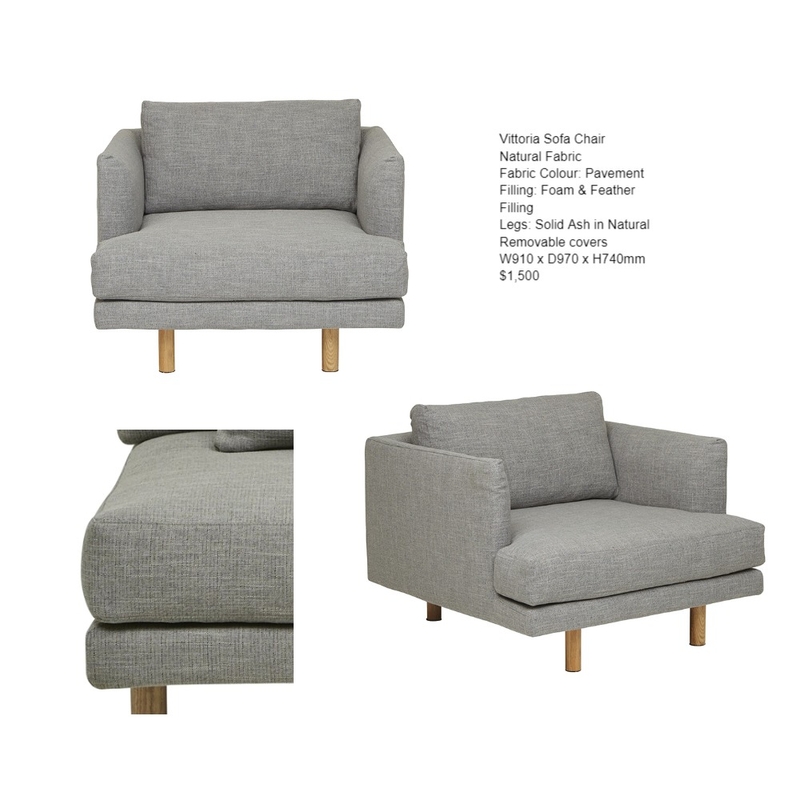 Vittoria Sofa Chair Mood Board by bowerbirdonargyle on Style Sourcebook