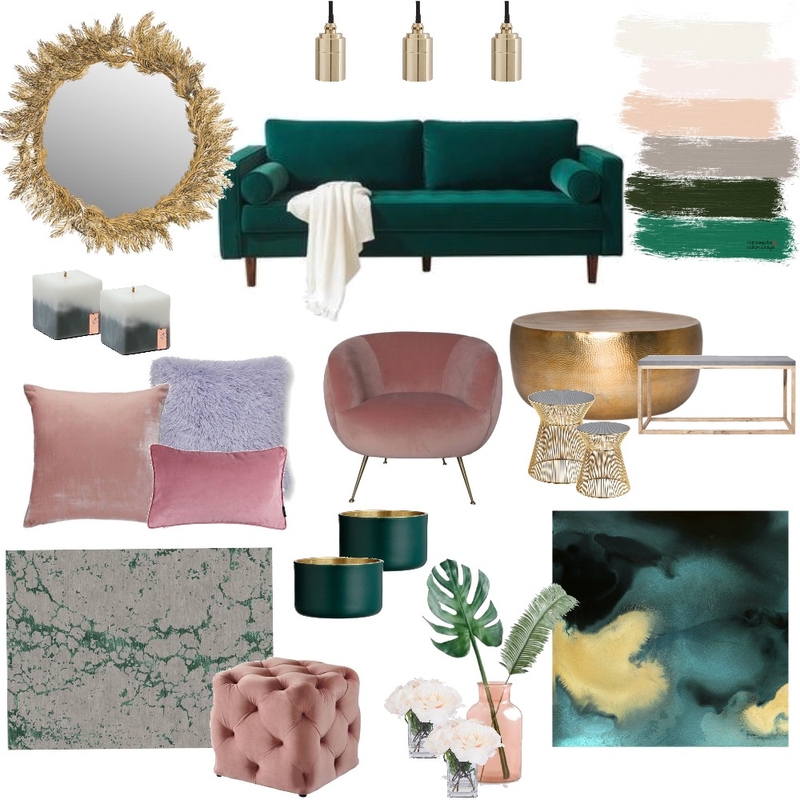 Hollywood Glam Mood Board by malanee on Style Sourcebook