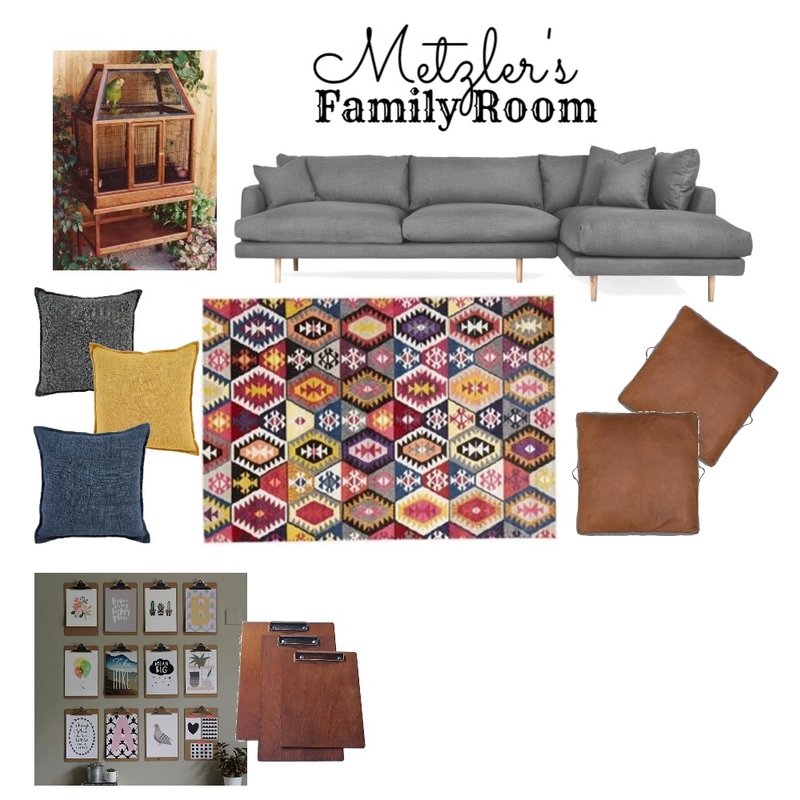 Metzler's Family Room Mood Board by CharissaLyons on Style Sourcebook