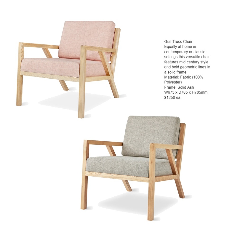 Gus Tress Chair Mood Board by bowerbirdonargyle on Style Sourcebook