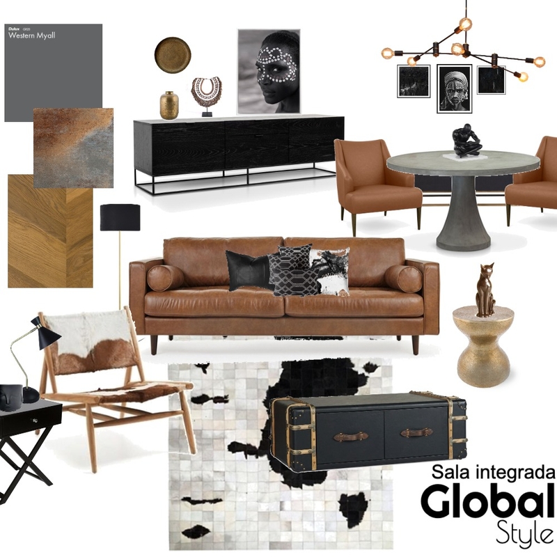 Global living room Mood Board by Kahsouza on Style Sourcebook
