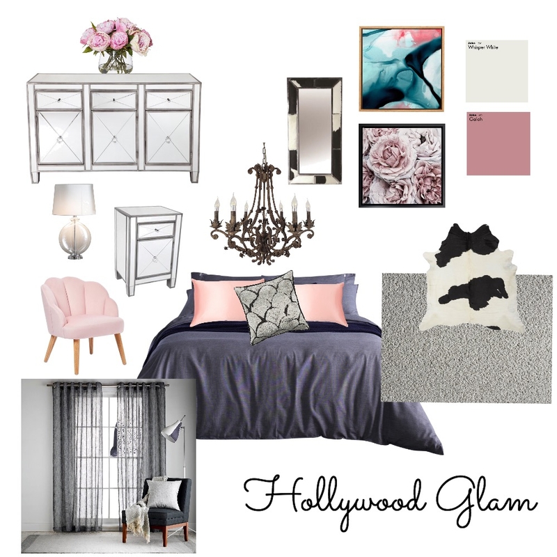 HOLLYWOOD GLAM Mood Board by Zaileen on Style Sourcebook