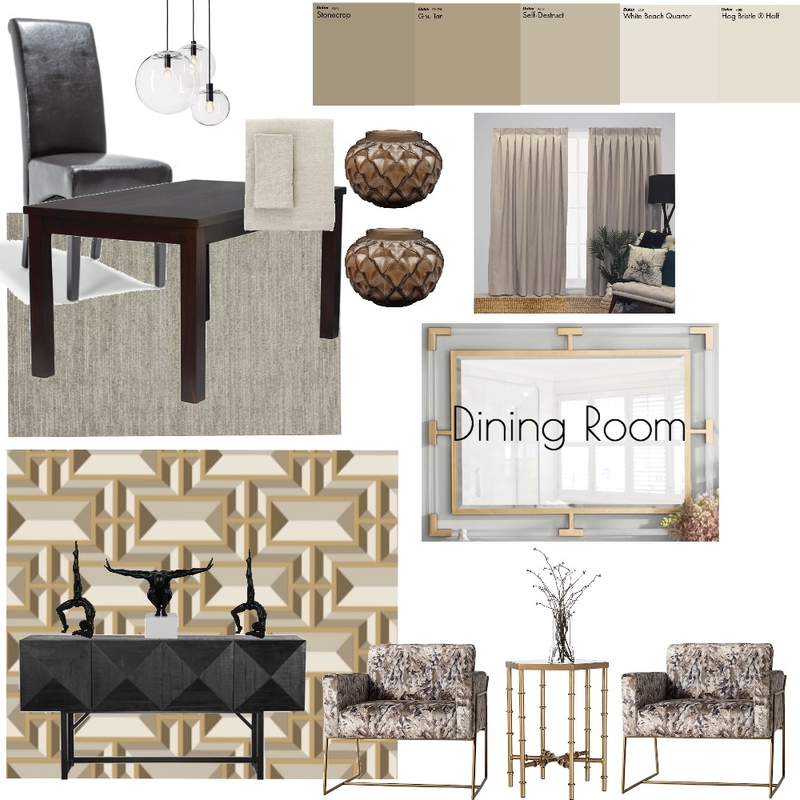 MM Dining room Mood Board by kaledesignstudio on Style Sourcebook