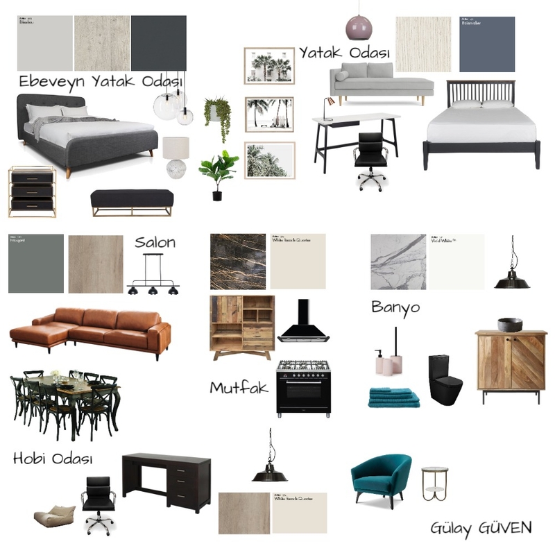 3 +  1 daire Mood Board by gulayven on Style Sourcebook