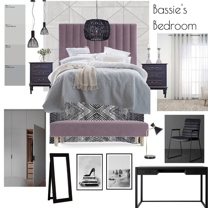 Bassies Bedroom Moodboard Mood Board by kaledesignstudio on Style Sourcebook