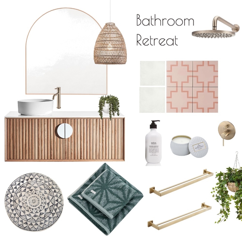Bathroom Retreat Mood Board by JohGlisenti on Style Sourcebook