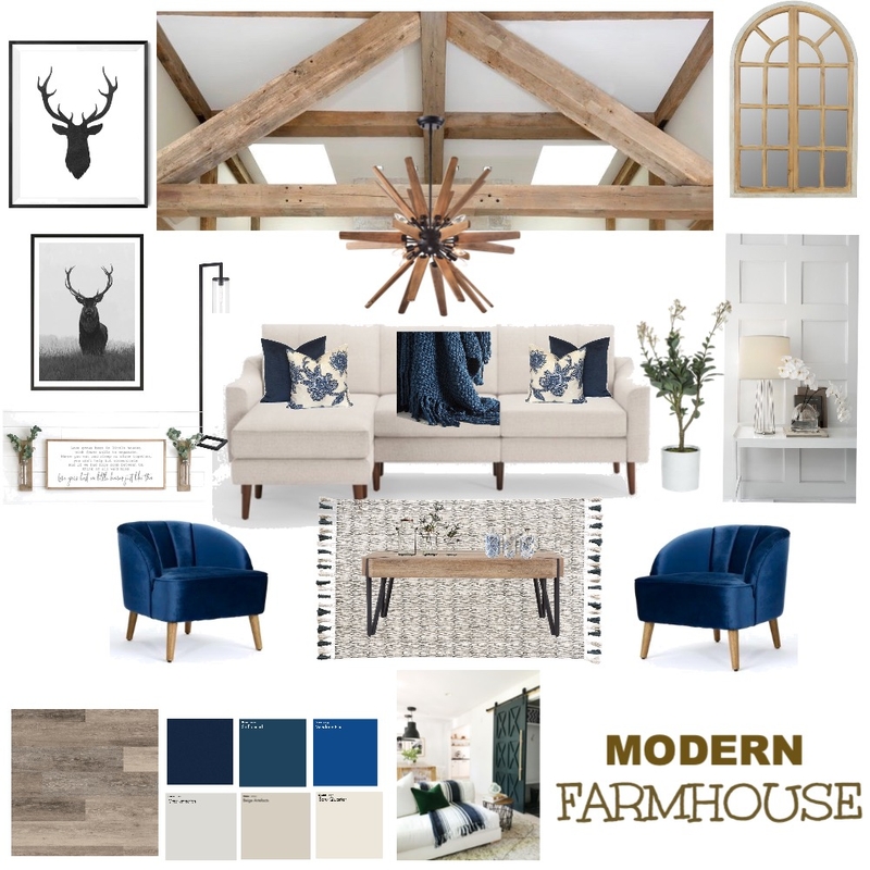 Modern Farmhouse Mood Board by Lesleyandrade on Style Sourcebook
