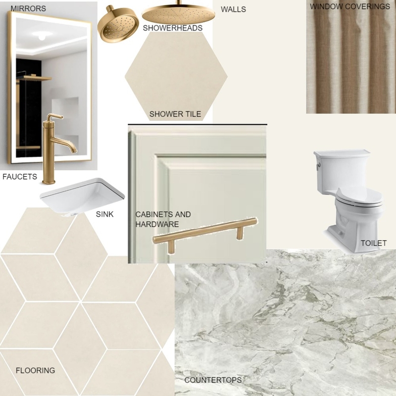 GUEST BATHROOM Mood Board by Jessika Rae on Style Sourcebook