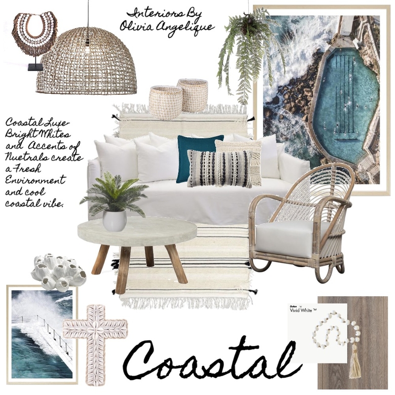 Cool Coastal Mood Board by Flawless Interiors Melbourne on Style Sourcebook