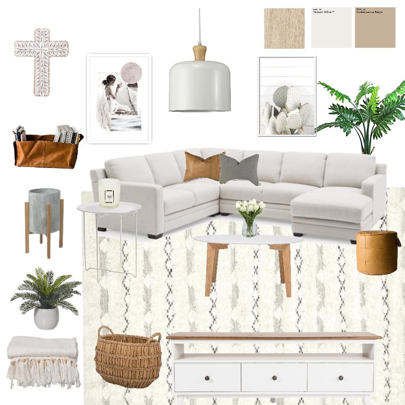 Leather and Neutrals Mood Board by Dom_marie on Style Sourcebook
