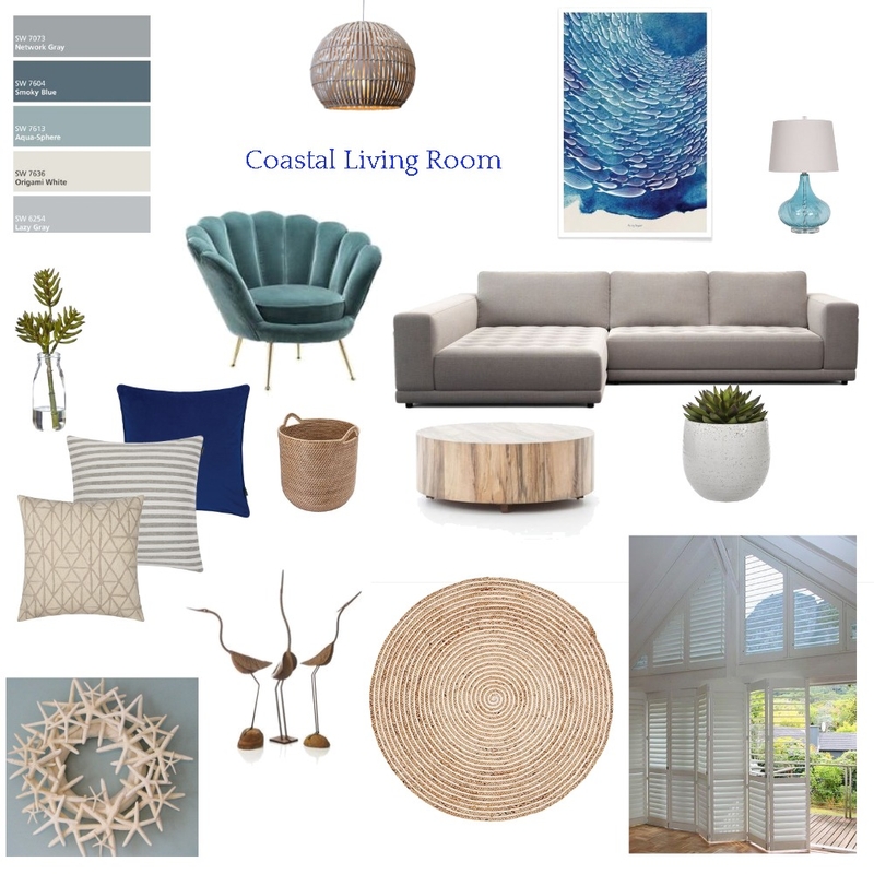 Coastal Living Room Mood Board by JanLewis83 on Style Sourcebook