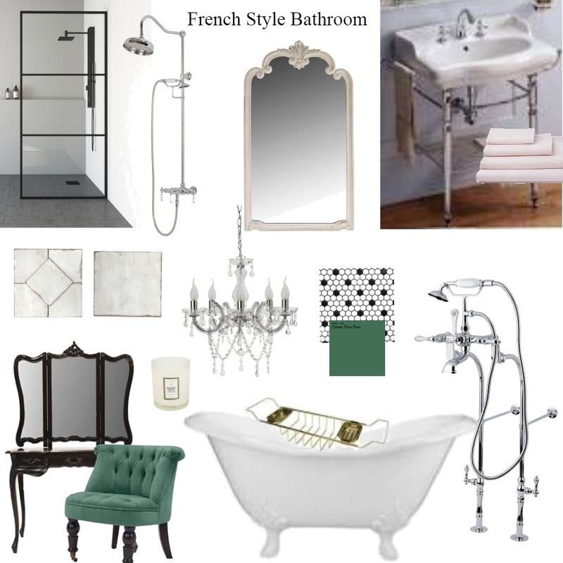 French Style Bathroom Mood Board by ChristaGuarino on Style Sourcebook
