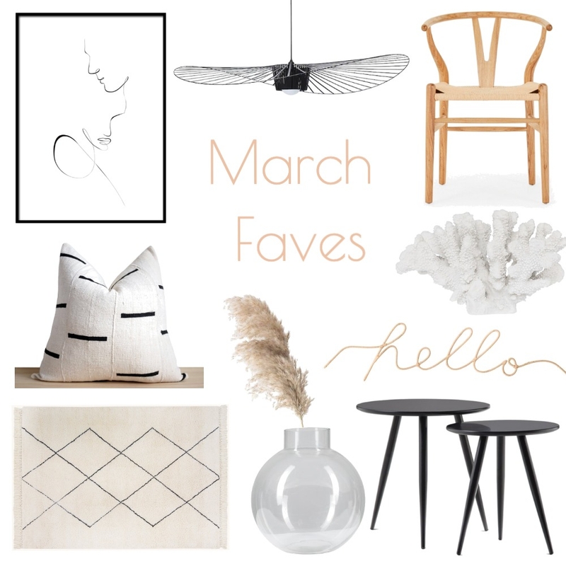 March Faves Mood Board by Vienna Rose Interiors on Style Sourcebook