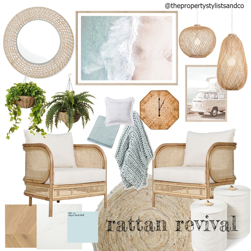 Rattan Revival Mood Board by The Property Stylists & Co on Style Sourcebook