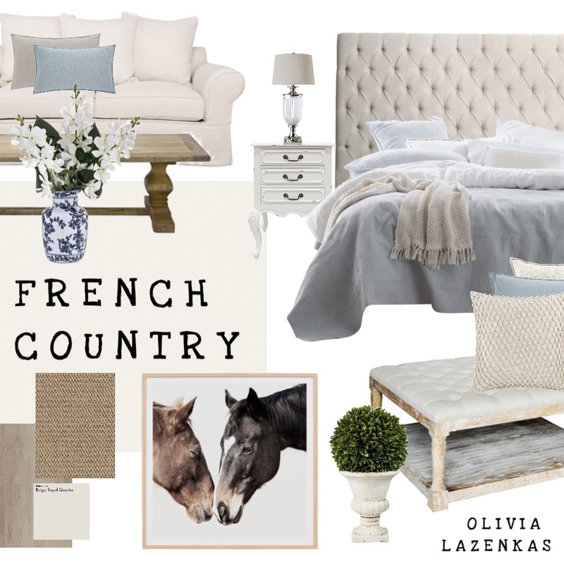 Gorgeous French Country Inspiration Mood Board by Flawless Interiors Melbourne on Style Sourcebook